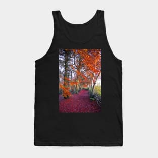 Autumnal Westridge Woods, Cotswolds Tank Top